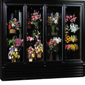 خزانة زهور بأربعة أبواب