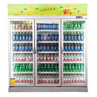 ثلاثة أبواب ثلاجات العصائر